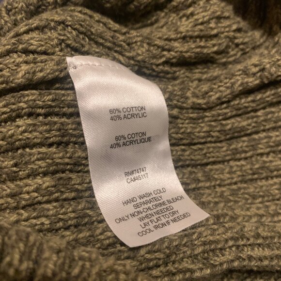 Natural Selections Army Green Sweater - Picture 8 of 8